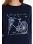 Bisiklet Baskılı İki İplik Sweatshirt 2