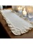 Doğal Keten Fırfırlı Runner Masa Örtüsü 40X140 cm 3