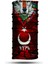 Türk Bayrağı ve Kurt Desenli Dikişsiz Dijital Baskı Baf Buff Bandana Boyunluk 2
