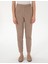 Kadın Camel Keten Karışımlı Kumaş Pantolon 50299967-VR015 2