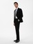 Erkek Siyah Slim Fit Keten Karışımlı Takım Elbise 50306955-VR046 4