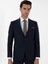 Erkek Lacivert Slim Fit Düz Yün Takım Elbise 50306130-VR033 3