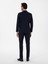 Erkek Lacivert Slim Fit Düz Yün Takım Elbise 50306130-VR033 5