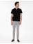 Erkek Gri Slim Fit Yazlık Kanvas Pantolon 50301803-VR024 3