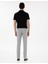 Erkek Gri Slim Fit Yazlık Kanvas Pantolon 50301803-VR024 4