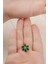 Yeşil Renkli Taşlı Lotus Çiçeği Gümüş Kolye 18 Ayar Rose Altın Kaplama Lotus Çiçeği Kolyesi 925 Ayar Gümüş Kadın Kolye | Bayan Zirkon Taşlı Lotus Kamelya Çiçeği Rose Gold Kadın Gümüş Kolye 4