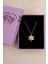 Sarı Renkli Taşlı Lotus Çiçeği Gümüş Kolye 18 Ayar Rose Altın Kaplama Lotus Çiçeği Kolyesi 925 Ayar Gümüş Kadın Kolye | Bayan Zirkon Taşlı Lotus Kamelya Çiçeği Rose Gold Kadın Gümüş Kolye 3