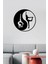 Yoga Temalı Ying Yang Dekoratif Tablo 3