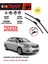 Avensis Cam Muz Silecek Takımı 1.6 2.0 Motor Araca Özel Aparat 2003-2008 Arası 1
