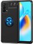 Oppo A74 4g Kılıf Ravel Silikon Kapak-Siyah-Mavi 1