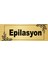 Epilasyon Yönlendirme Levhası 20X7 Cm. Metal Levha 1