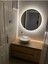 60cm Çapında Ledli Yuvarlak Banyo ve Lavabo Aynası, şık ve fonksiyonel tasarım 5