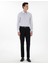 Erkek Mavi Çizgili Slim Fit Uzun Kollu Gömlek 50304538-VR036 4