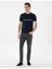 Erkek Lacivert Slim Fit Tişört 50302549-VR033 4