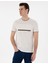 Erkek Ekru Slim Fit Tişört 50302549-VR019 1