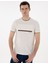 Erkek Ekru Slim Fit Tişört 50302549-VR019 3