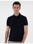 Erkek Lacivert Slim Fit Tişört 50302608-VR033 3