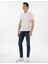 Erkek Beyaz Slim Fit Tişört 50302608-VR013 4