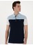 Erkek Lacivert Slim Fit Tişört 50302642-VR033 3
