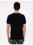 Erkek Lacivert Slim Fit Bisiklet Yaka Triko Tişört 50307401-VR033 5