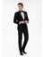 Erkek Siyah Slim Fit Yün Karışımlı Yelekli Smokin Dmatlık 50306087-VR046 5