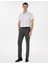 Erkek Beyaz Basic Regular Fit Kısa Kollu Cepli Gömlek 50303010-VR013 4