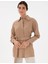 Kadın Haki Oversize Uzun Kollu Gömlek 50306501-VR027 3