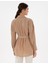 Kadın Haki Oversize Uzun Kollu Gömlek 50306501-VR027 5