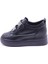 Kadın Cırtlı Dolgu Topuk Sneakers Spor Ayakkabı Kalıbı 1 Numara Küçüktür 2524K313 -1 2