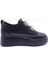 Kadın Cırtlı Dolgu Topuk Sneakers Spor Ayakkabı Kalıbı 1 Numara Küçüktür 2524K313 -1 3