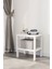 2 Katlı Dikey Raf, Plastik Sehpa, Balkon Rafı, Saksılık, Banyo Mutfak Rafı, Beyaz 3