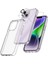 (Şef+Cam+Lens) iPhone 14 Plus Uyumlu 1 Şeffaf Kılıf + 1 Ekran Koruyucu + 1 Kamera Lens Koruyucu 1