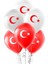 Pastel Balon Baskılı 50 Adet Ay Yıldız Baskılı Balon 2