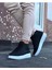 WG032 Siyah Bağcıklı Sneakers Yarım Bilek Bot 3