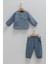 Erkek Bebek Indigo Ikili Takım – Şık ve Rahat Bebek Giyim Seti 1
