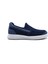 Büyük Beden 46 47 K1182 Memory Foam Erkek Tekstil Lacivert Bağcıksız Loafer Ayakkabı 3