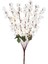 Beyaz Japon Kiraz Çiçeği, 7 Dallı, 57cm, doğal dekoratif ve şık süs 1