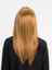 Altın Renk Düz Kesim Içi Astarlı Uzun Parti Peruğu 2
