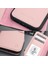 Casper Apple iPhone 16 Pro Max Deri Kılıf Magsafe Mıknatıslı Ayrılabilir Cüzdan-Pembe 9