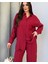 Yeni Sezon Taş Detaylı Parıltılı Beli Lastikli Pantolon Gömlek Alt Üst Oversize Takım 1