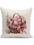 Ilkbahar Serisi Çift Tarafı Dijital Baskılı Kırlent Kılıfı (Spring Easter Paskalya Cushion Cover) 1
