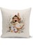 Ilkbahar Serisi Çift Tarafı Dijital Baskılı Kırlent Kılıfı (Spring Easter Paskalya Cushion Cover) 1