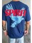 Mavi Spirit Baskılı Oversize T-Shirt 4