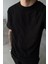 Siyah Oversize Basic T-Shirt 1