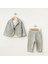 Ceket'li Sweatshirt 3'lü Bebek Takım 1