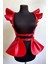 Deri Elbise Harness, Şık Mini Deri Elbise, Prenses Deri Elbise - BRF1001 1