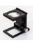 28X28 mm Katlanır Sayaçlı Metal Lüp, 2 LED Işıklı Büyüteç Tekstil TH9005A 1