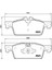 Ön Fren Balatası Peugeot P508 10 18 1.6 Vtı 1.6 Thp 1.6hdı 2.0hdı 2.2hdı 283MM Cap 1
