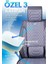 Subaru Outback Yarı Deri Oto Koltuk Kılıfı Cepli 5li Tam Set 4