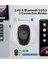 Çift Modlu Kablosuz Bluetooth Mouse Şarj Edilebilir Sessiz Tıklama Mouse Tablet Telefon Pc Uyumlu 5